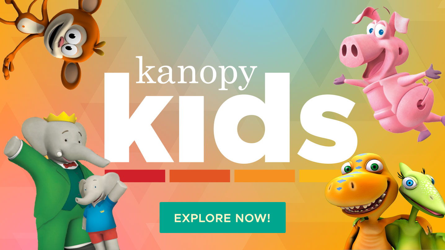 Logo of kanapy kids with text explore now